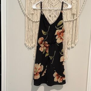 Zanzea Black Floral Dress